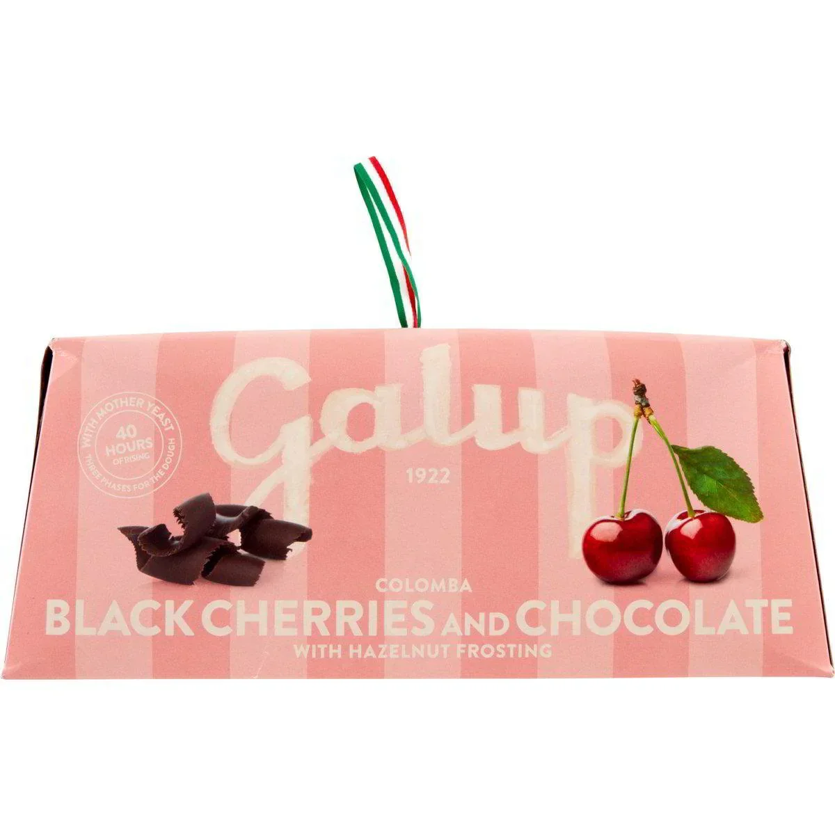 Galup Colomba With Black Cherries, Chocolate & Hazelnut Glaze (750g)