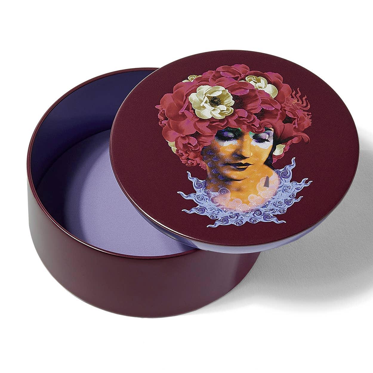 Gemini said Gangzai Design Anemone Round Tin Box - Image 2