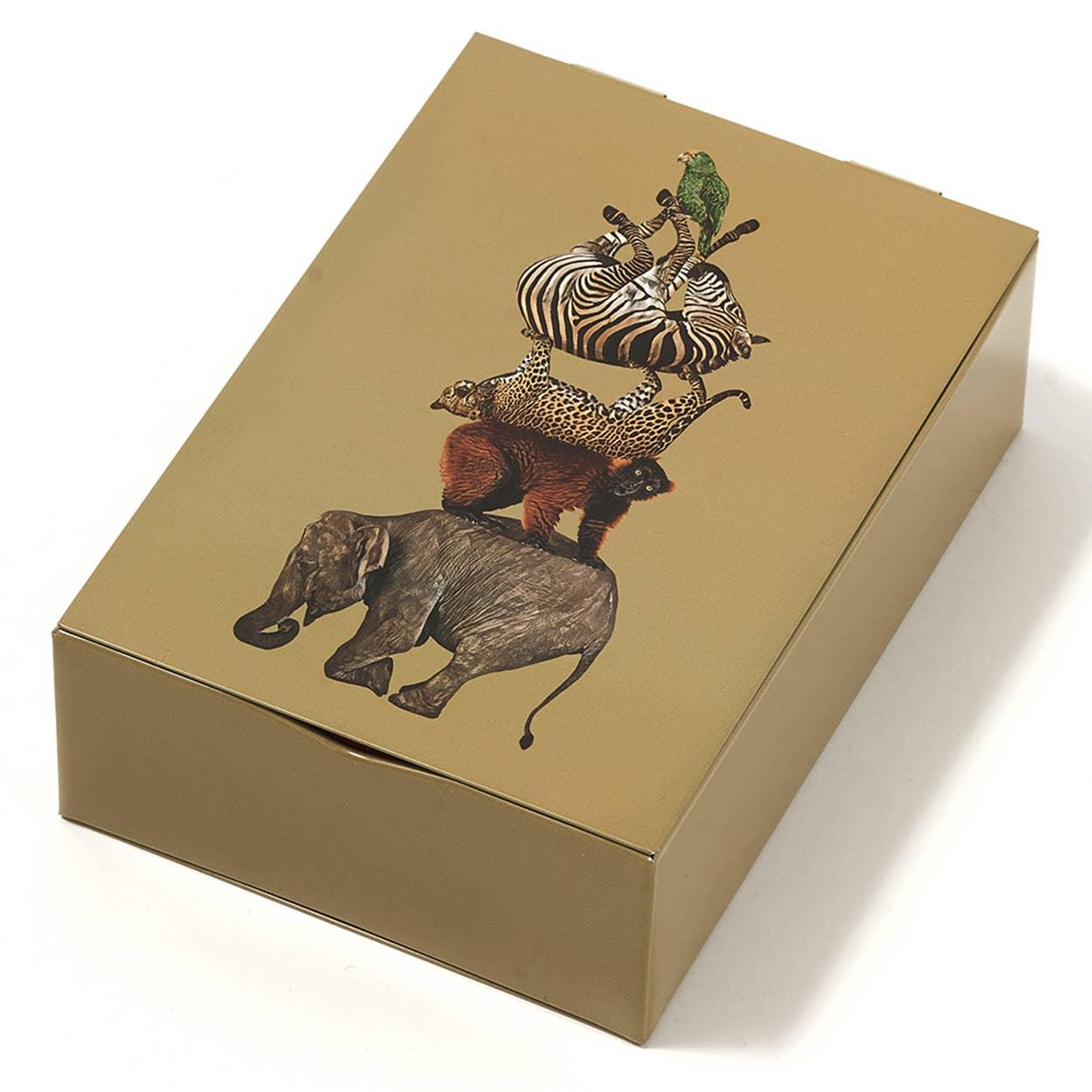 Gangzai Design Rectangular Metal box Culbuto