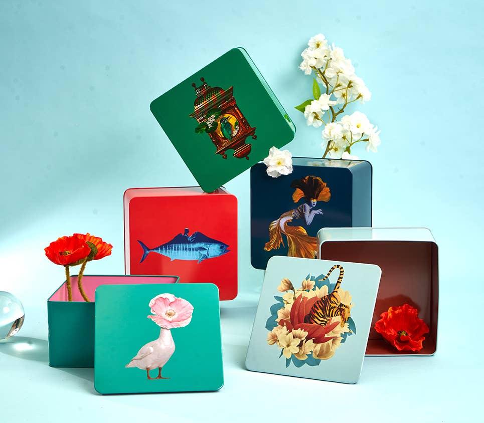 Gangzai Design Square Metal Box Coucou - Image 3