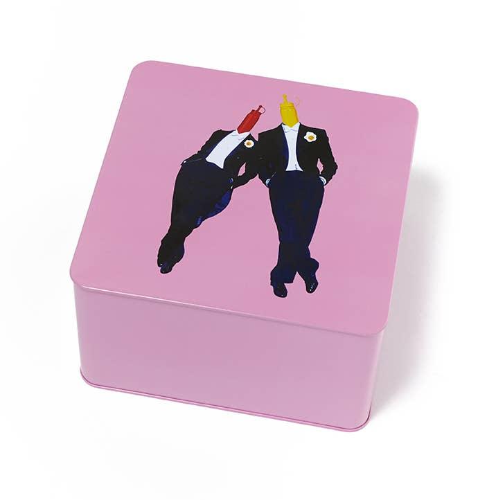 Gangzai Design Square Metal Box Ketch & Mout