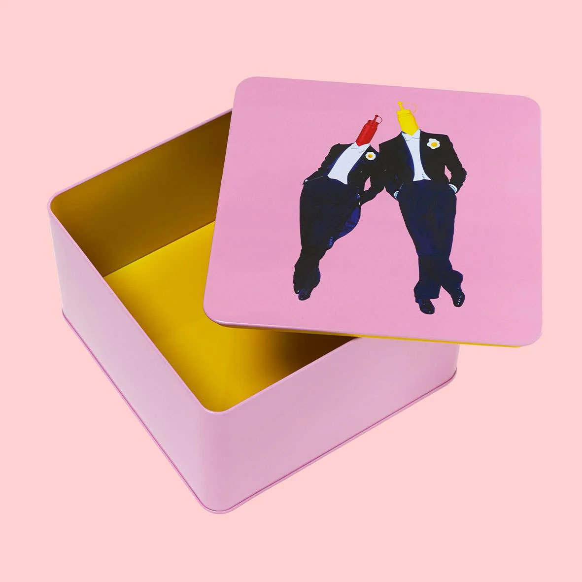 Gangzai Design Square Metal Box Ketch & Mout - Image 3
