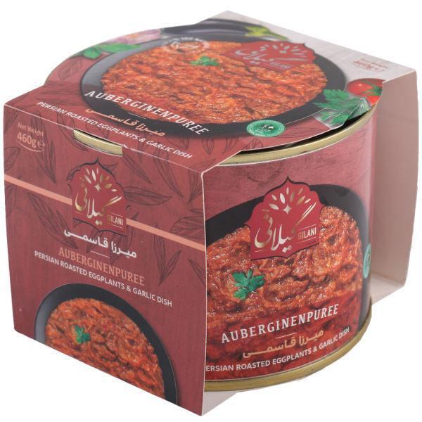 Gilani Roasted Aubergine & Garlic Tin - Mirza Ghasemi (460g)