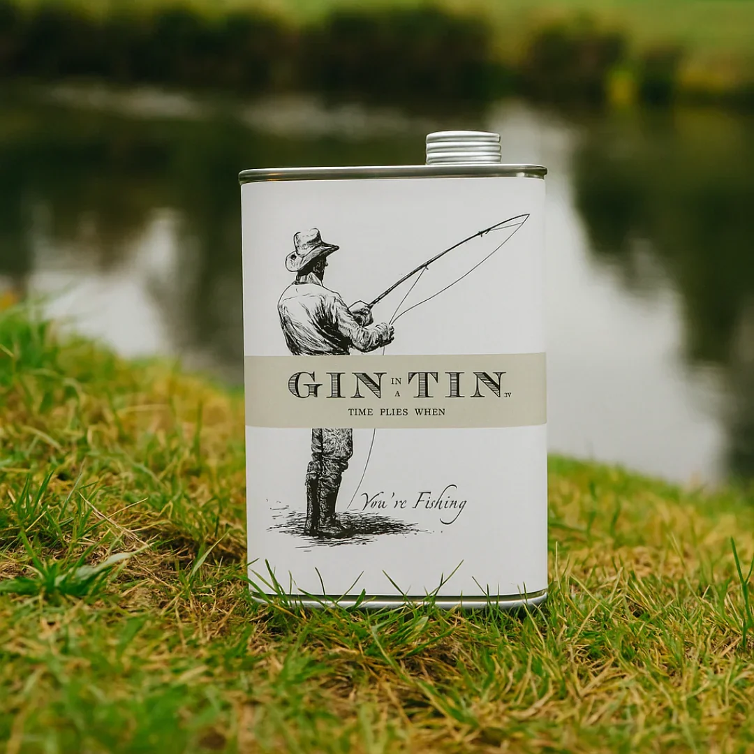 Gin In A Tin, Fisherman Tin of Gin (50cl)