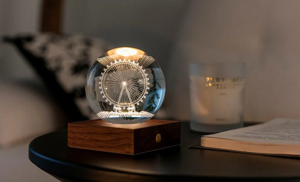 Gingko Amber Crystal Light - Ferris Wheel - Image 3