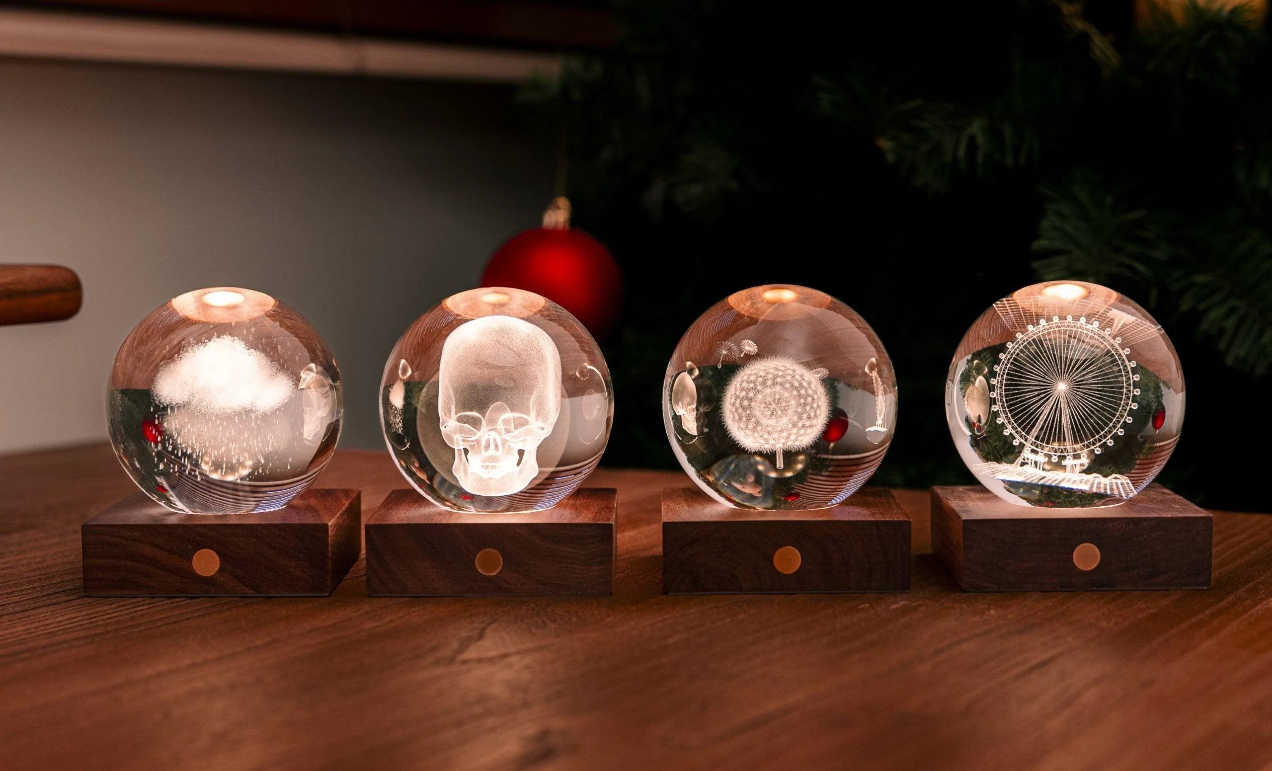 Gingko Amber Crystal Light - Skull - Image 6