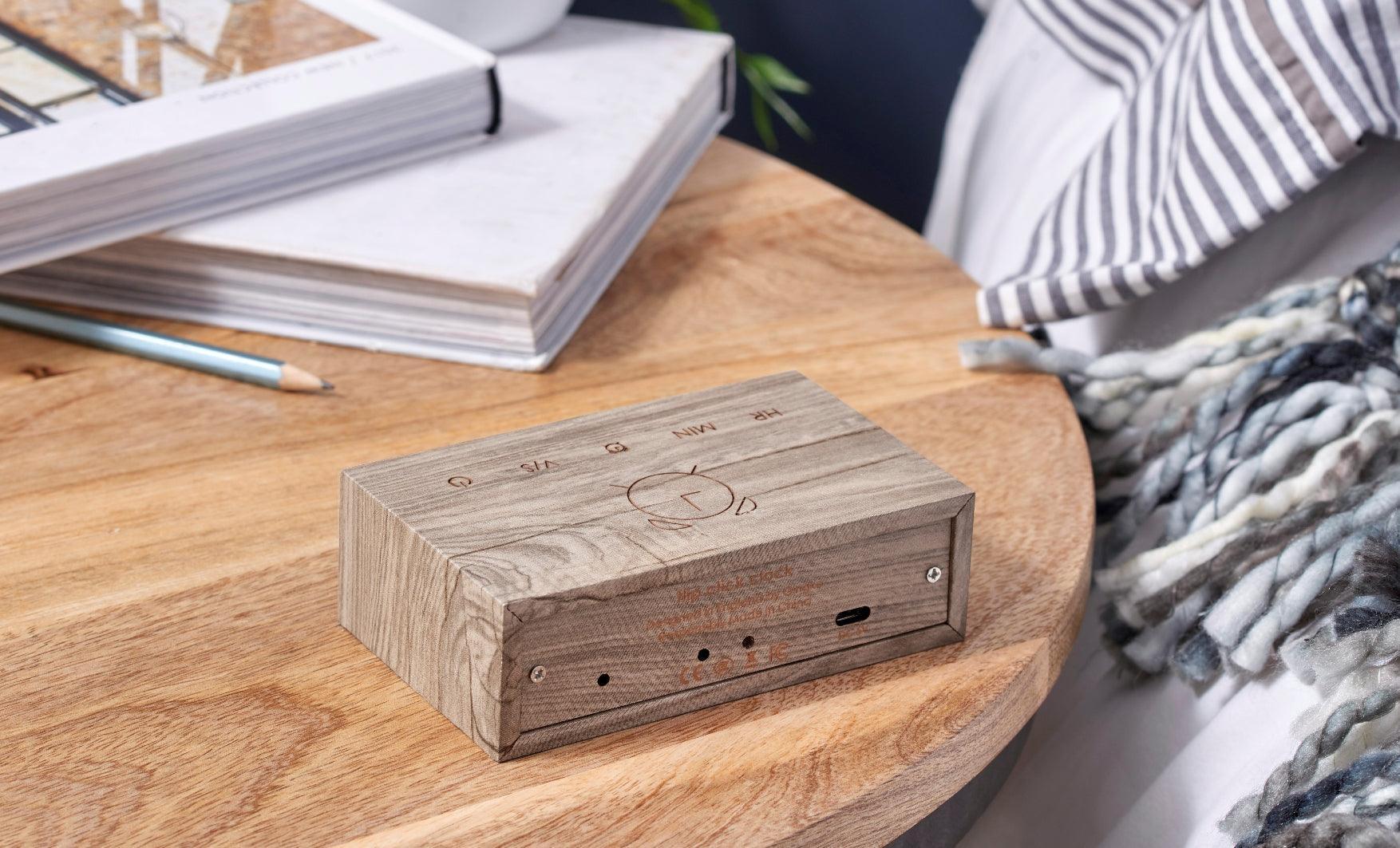 Gingko Flip Click Alarm Clock - Ash - Image 4