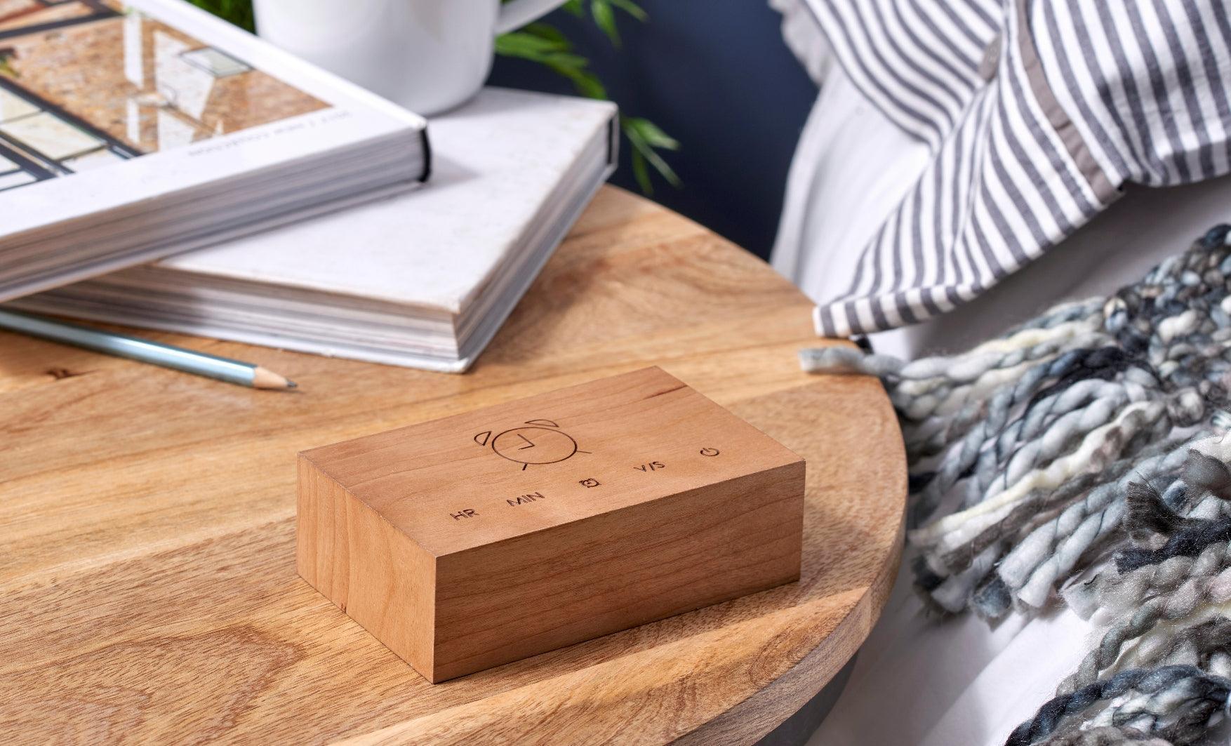 Gingko Flip Click Alarm Clock - Cherry - Image 3