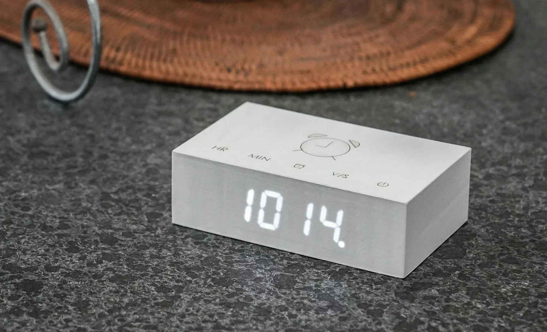 Gingko Flip Click Alarm Clock - White Birch - Image 4