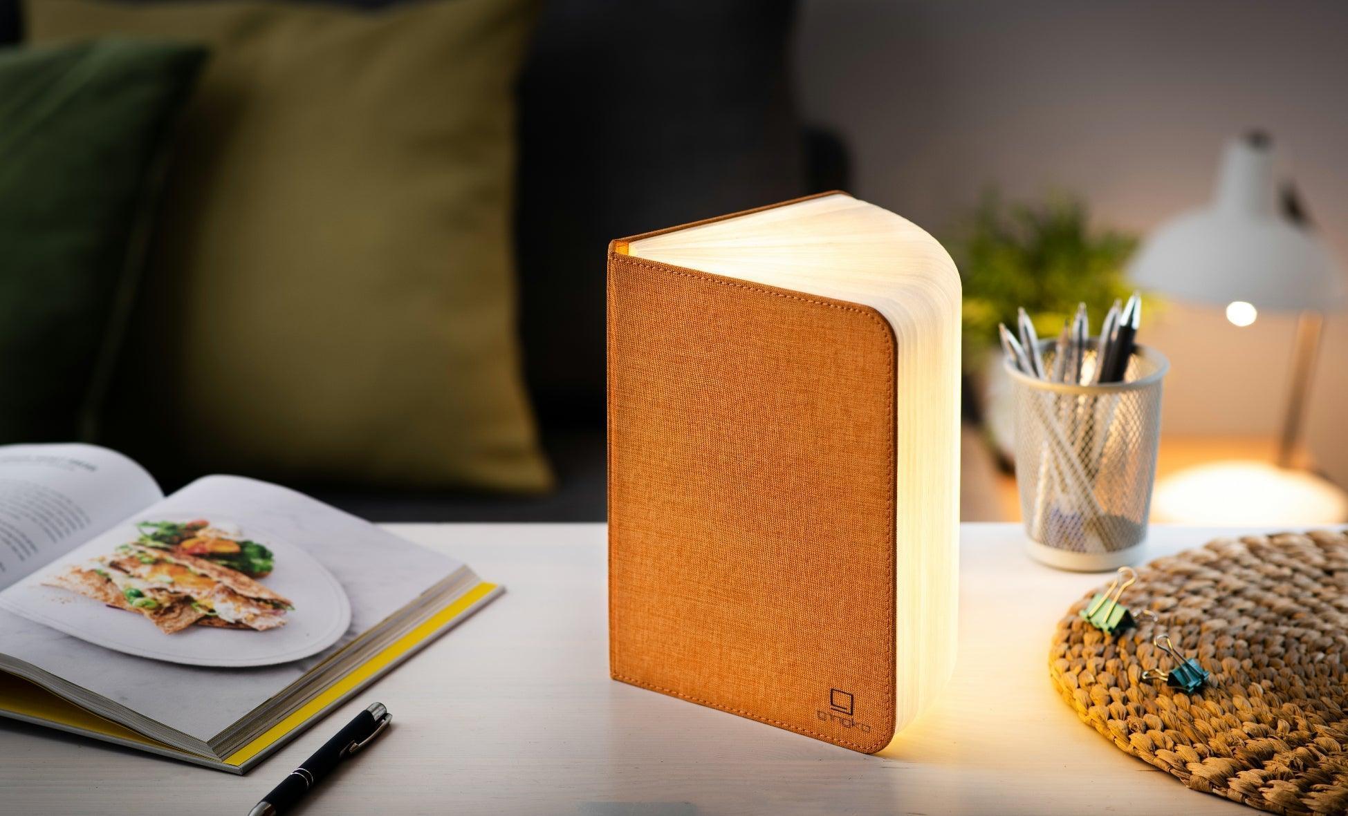Gingko Large Smart Book Light - Harmony Orange - Image 4