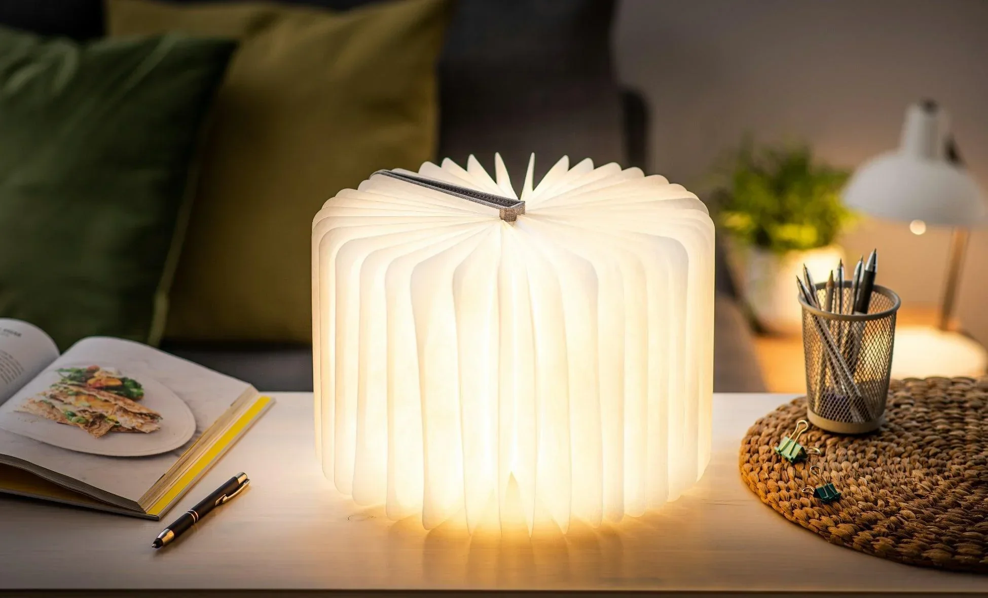 Gingko Large Smart Book Light - Urban Grey - Image 2