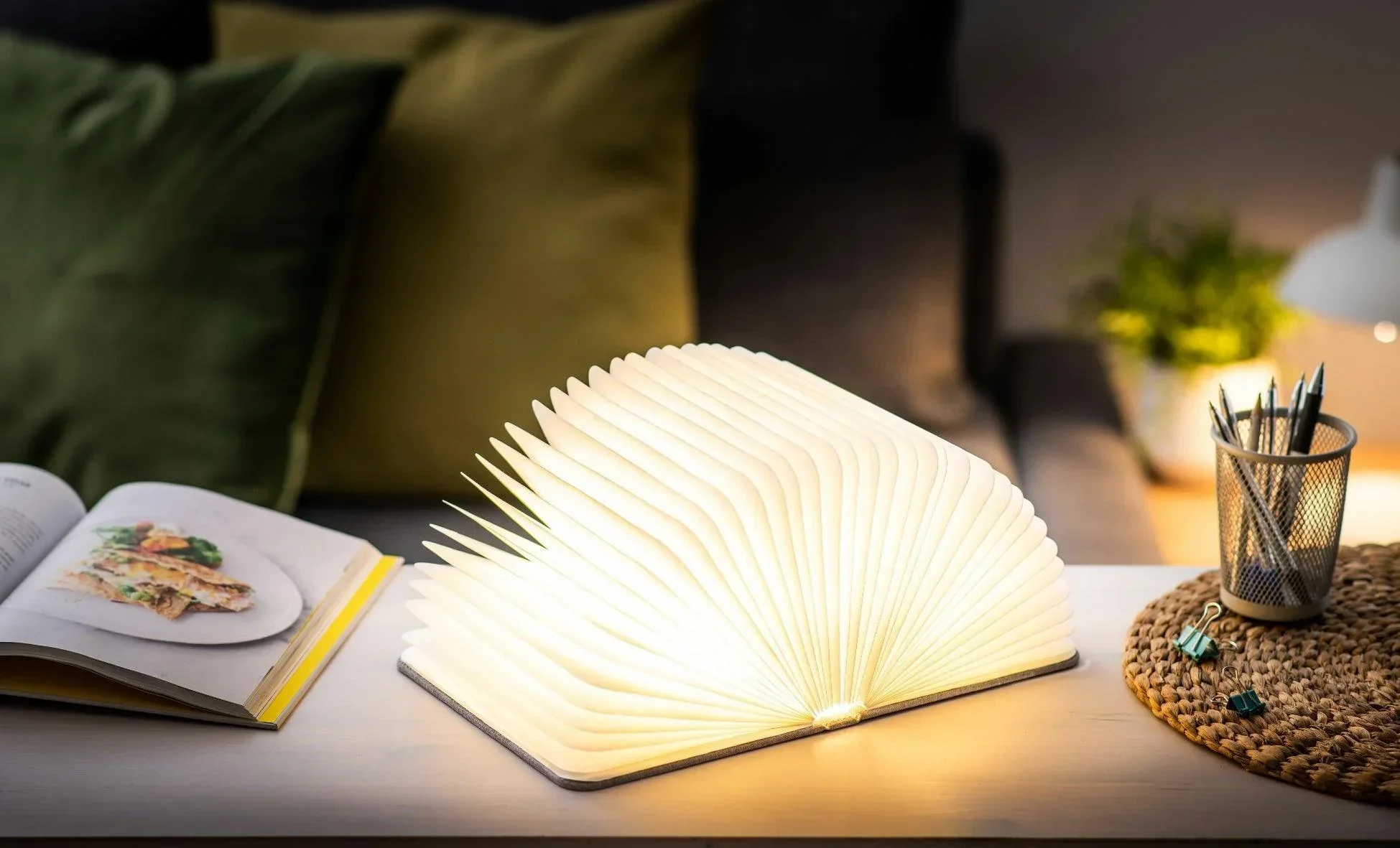 Gingko Large Smart Book Light - Urban Grey - Image 3