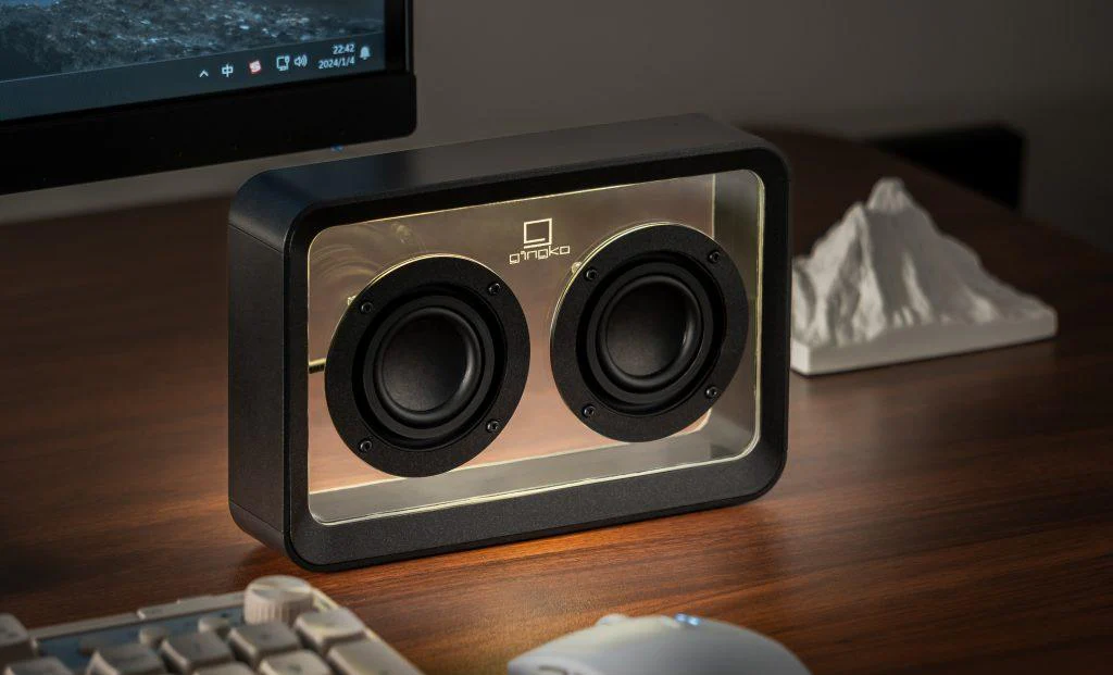 Gingko Mage See-Through Bluetooth Speaker - Black - Image 4