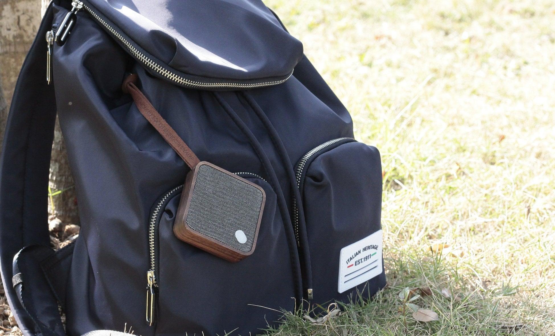 Gingko Mi Square Pocket Speaker - Walnut - Image 5