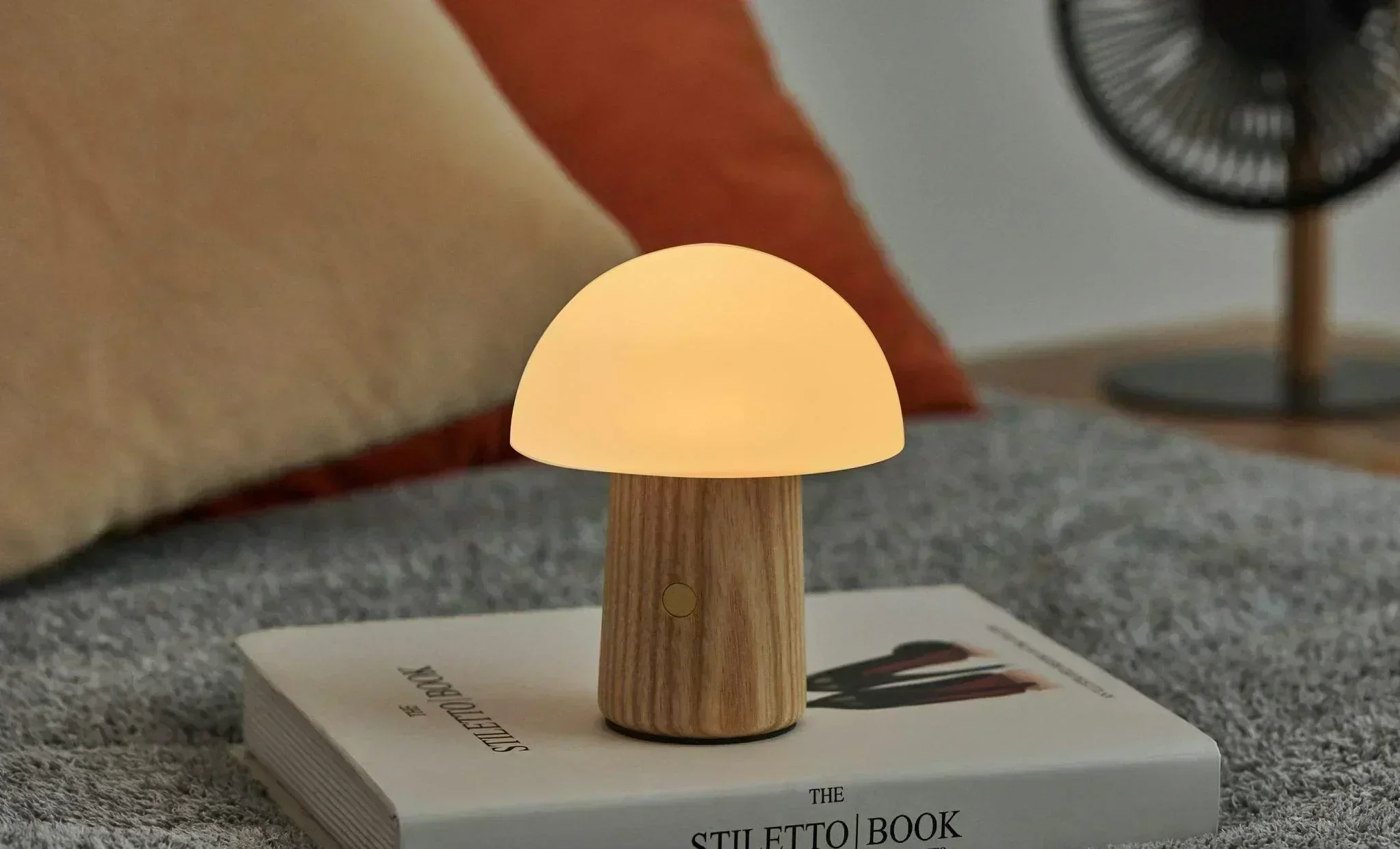 Gingko Mini Alice Mushroom Lamp - White Ash - Image 7