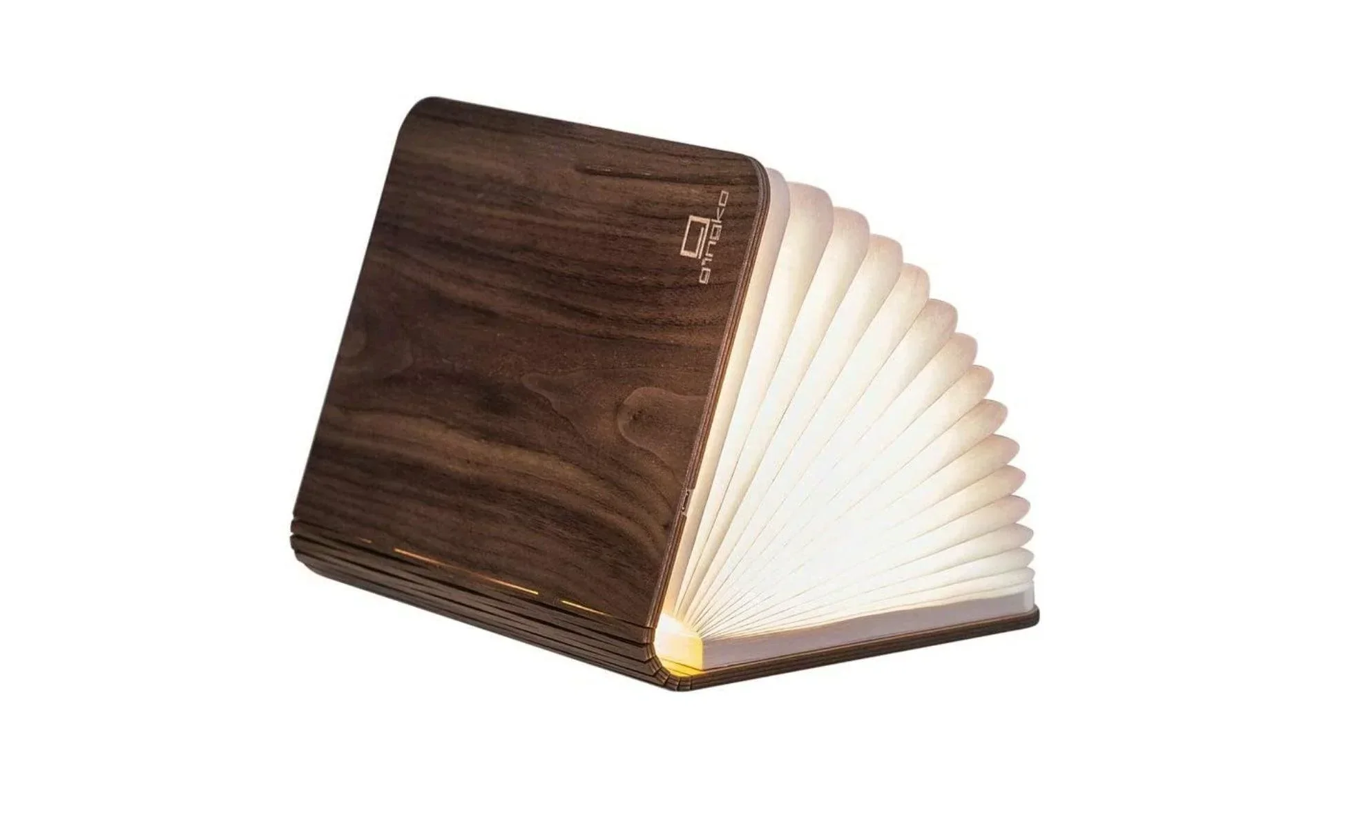 Gingko Mini Smart Book Light - Walnut - Image 2