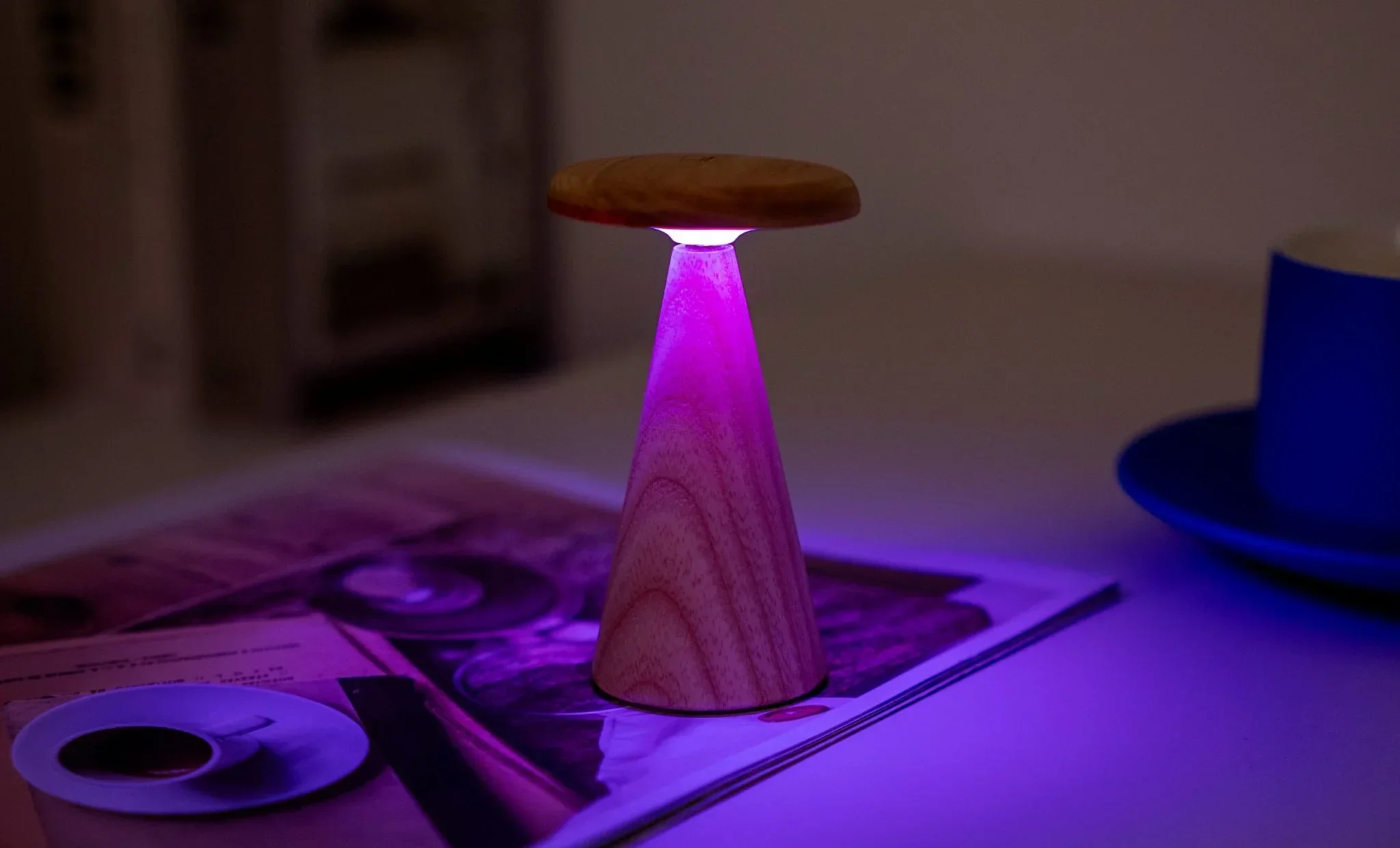 Gingko Sylva Table Lamp Mini - White Ash - Image 6