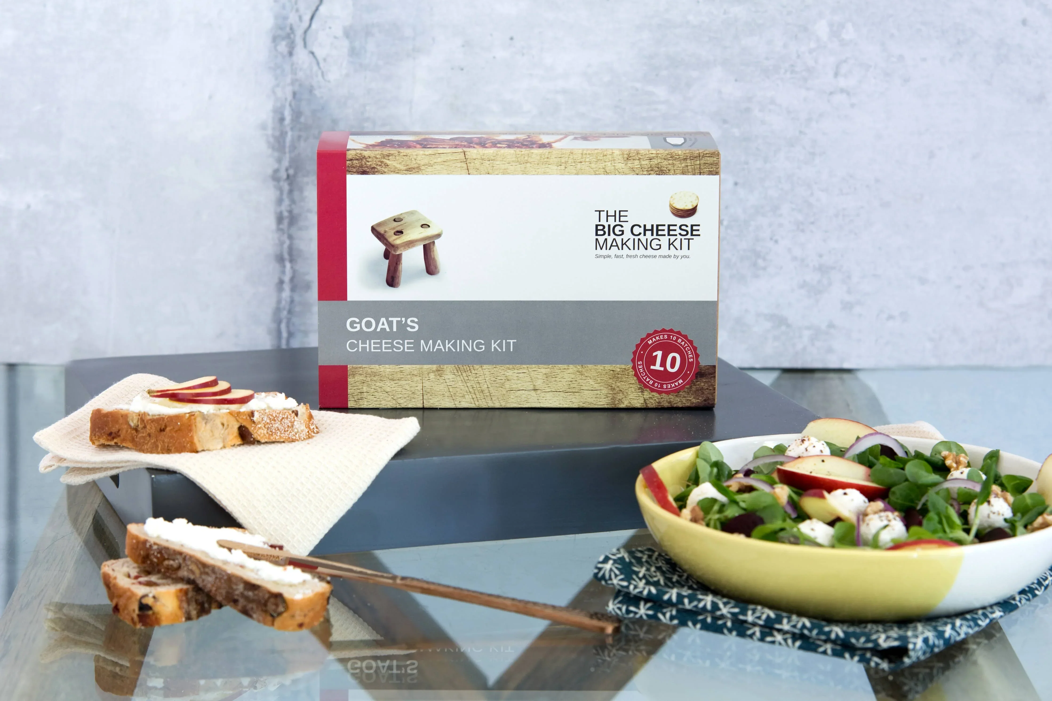 Goat's Cheese Making Kit - Foodie Gift Vegetarian Gluten Free