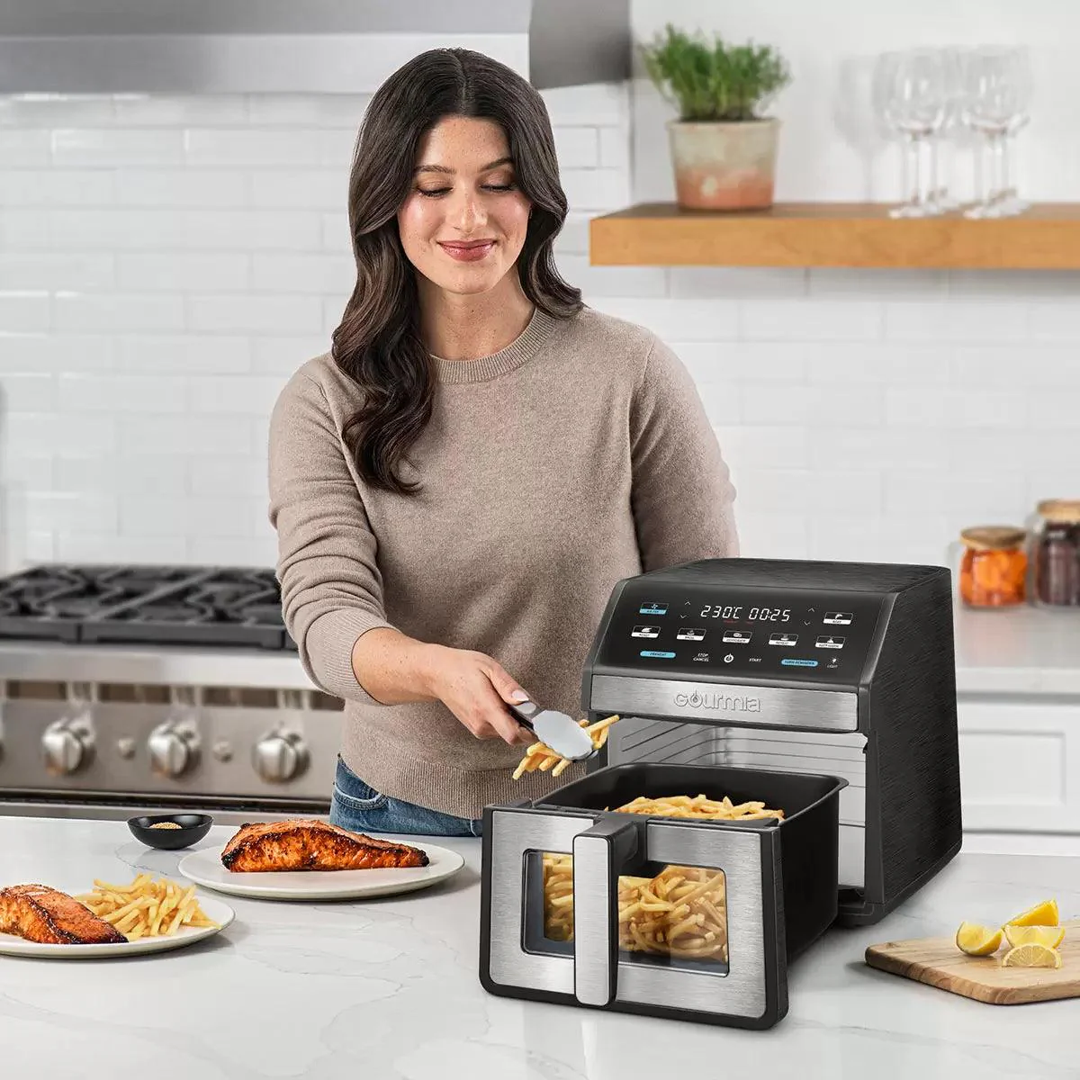 Gourmia Digital Air Fryer With Light & Window (7.6L) - Image 3