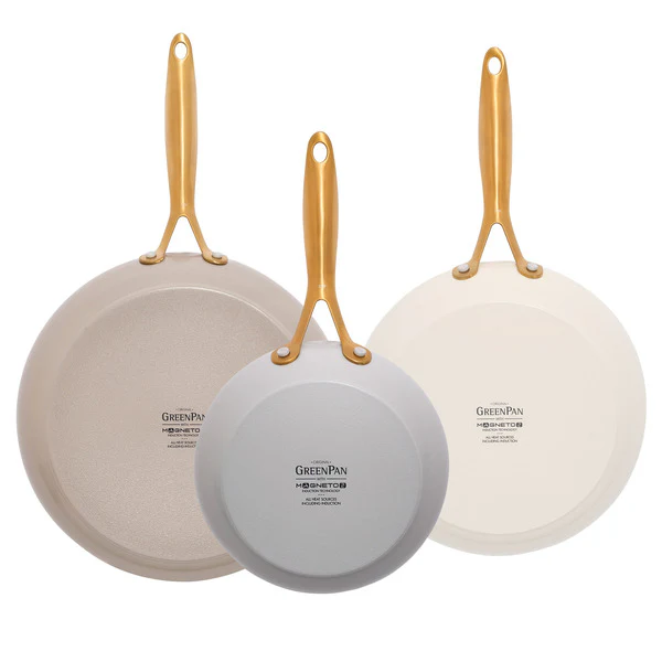 GreenPan Jewel Ceramic Frying Pan Set, 3 Piece in 3 Colours