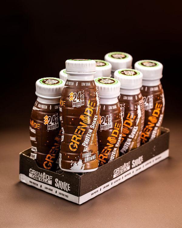 Grenade Fudge Brownie Protein Shake (8x330ml) - Image 2