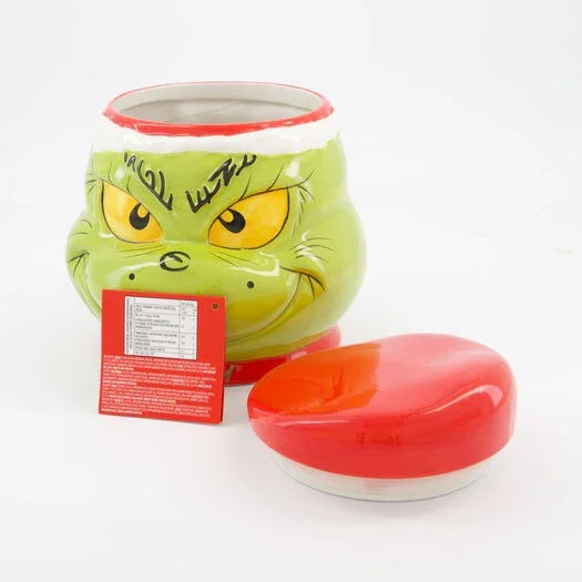 The Grinch Ceramic Cookie Jar & Cookies (600g) - Image 2