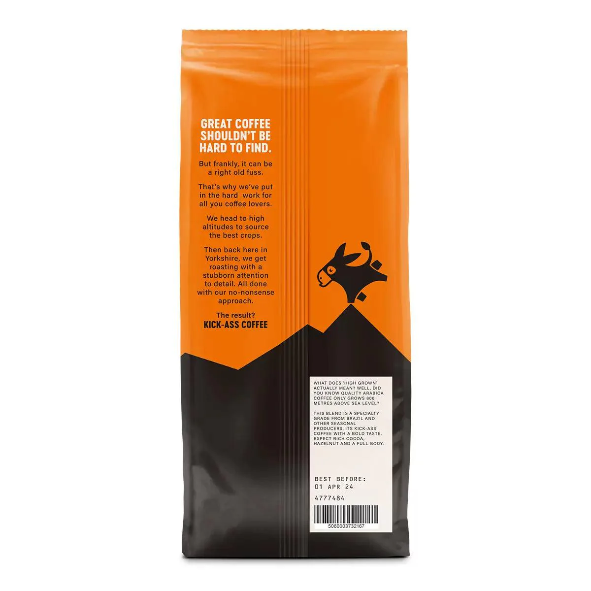 Grumpy Mule Kick-Ass Espresso Blend Whole Coffee Beans (1kg) - Image 2