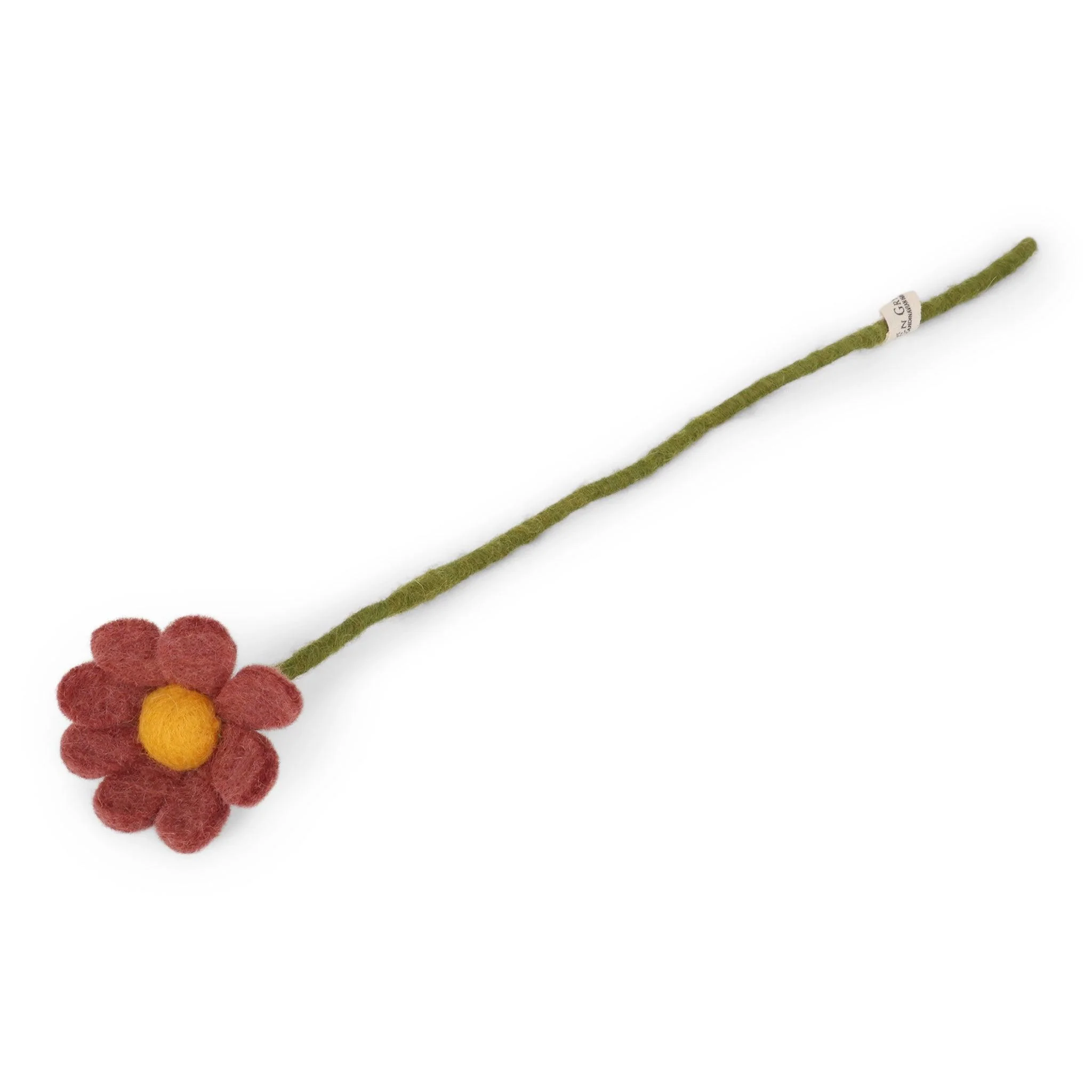 Gry & Sif Felted Wool Florals Anemone Flower - Rouge (30cm) - Image 2