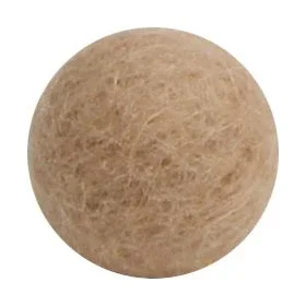 Gry & Sif Felted Wool Florals Flower Beige - (3cm Diameter) - Image 2