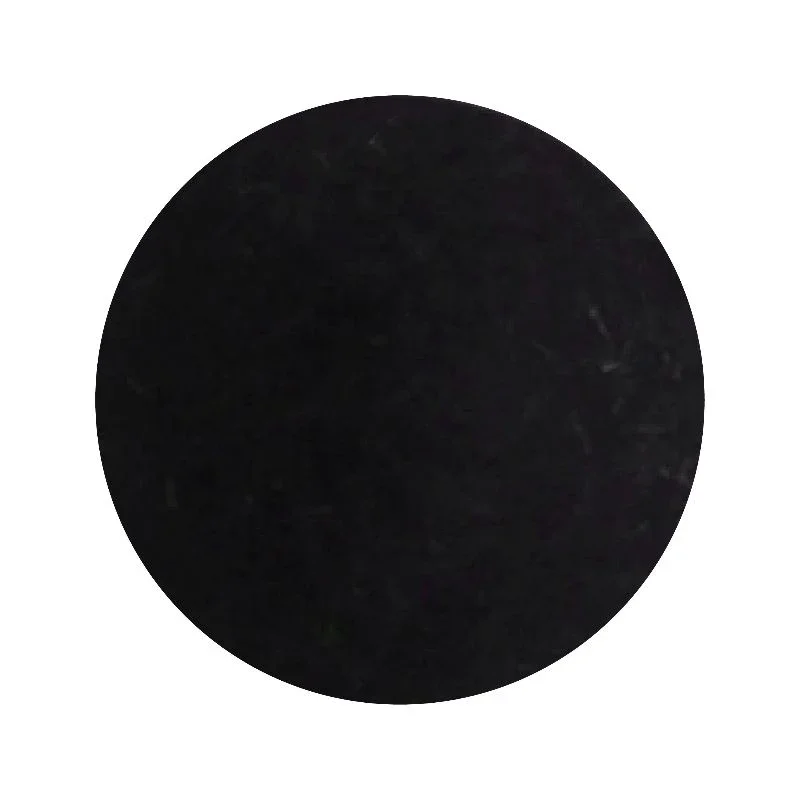 Gry & Sif Felted Wool Florals Flower Black - (3cm Diameter) - Image 2