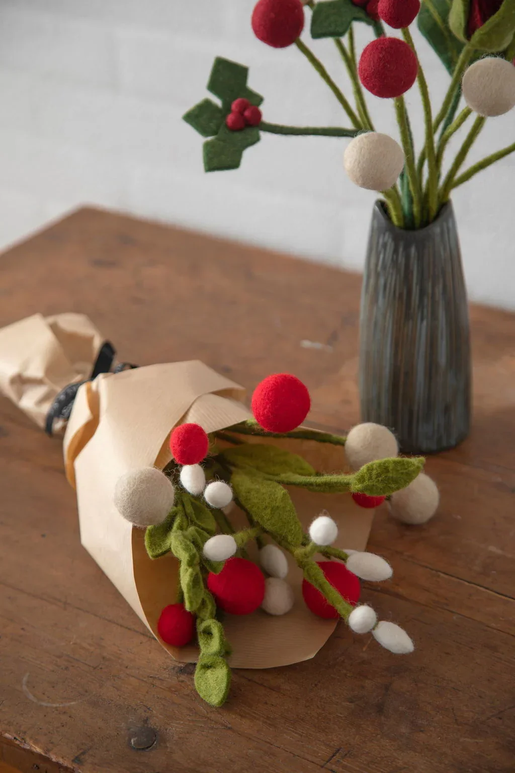 Gry & Sif Gita Wool Felt Bouquet (45cm) - Image 2