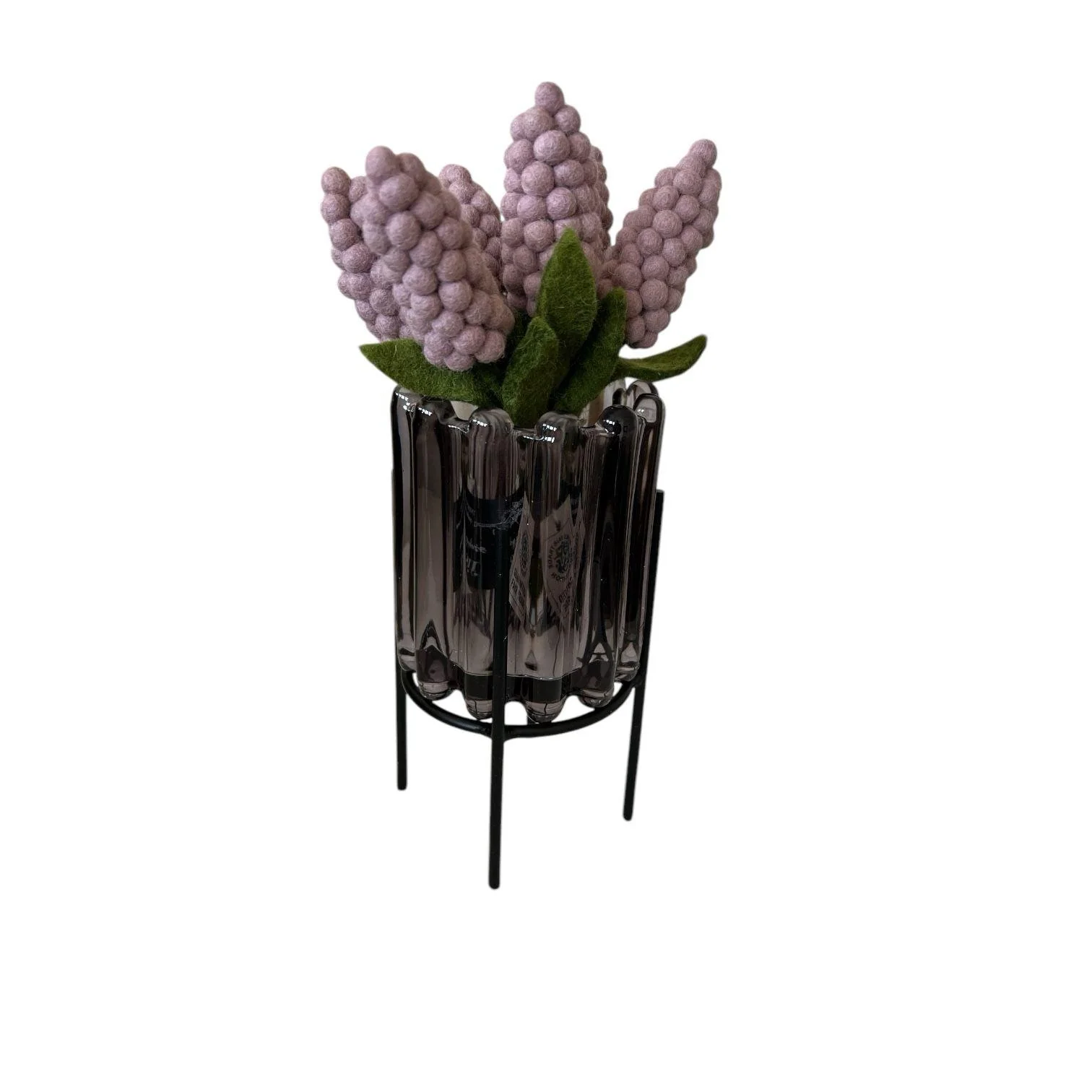 Gry & Sif Felted Wool Florals Pearl Hyacinth Flower - Lavender (16cm) - Image 2