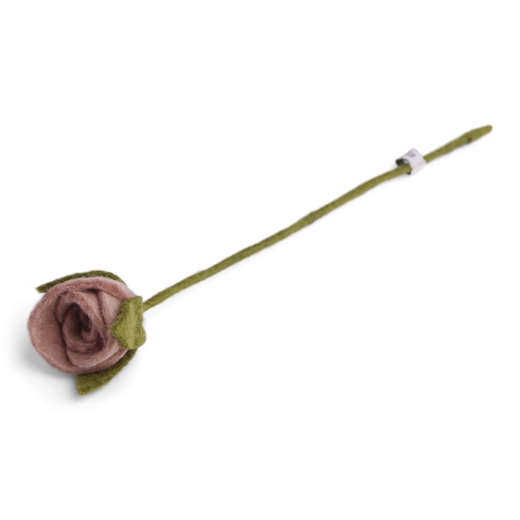 Gry & Sif Felted Wool Florals Rose - Dusty Rose (30cm) - Image 2