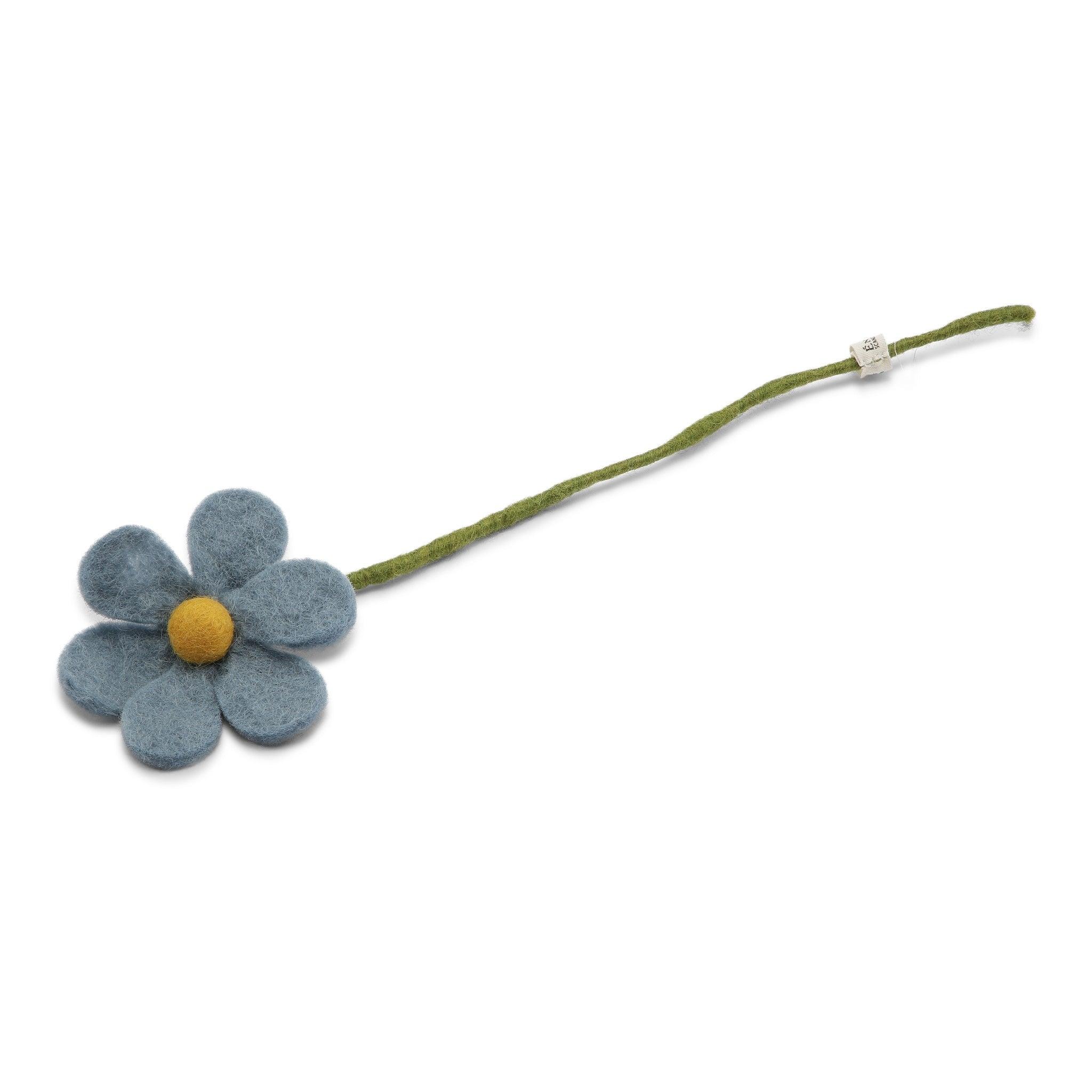 Gry & Sif Felted Wool Florals  Flower - Sea Blue (30cm) - Image 2