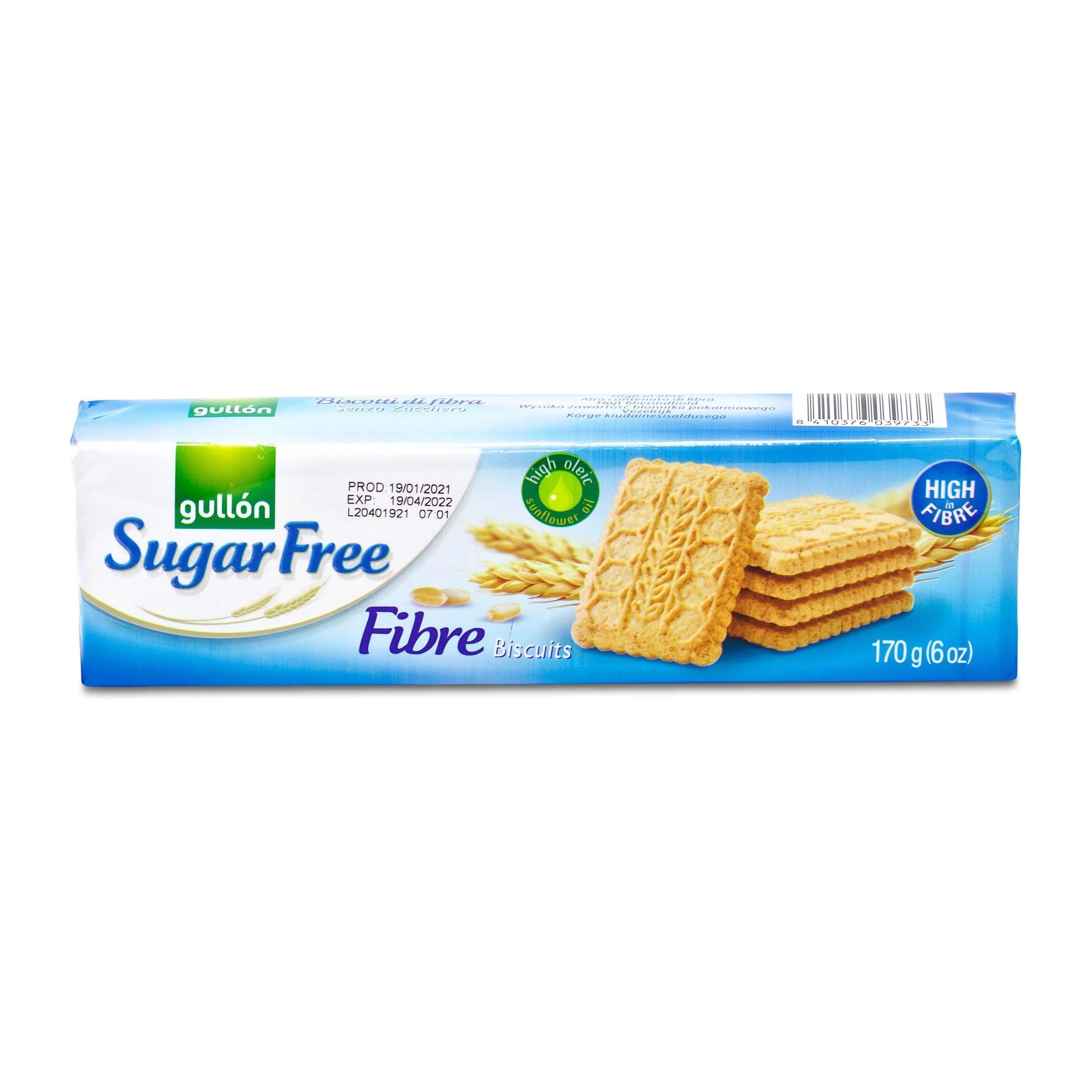 Gullon Sugar Free Fibre Biscuits (170g)