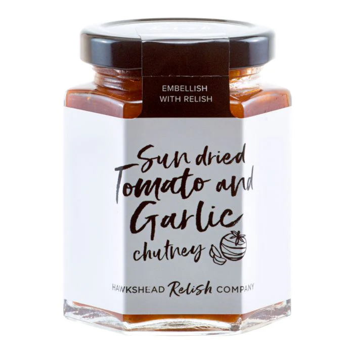 Hawkshead Relish - Sun Dried Tomato & Garlic Chutney (195g)