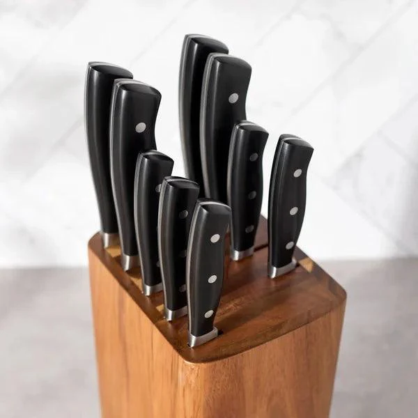 Henckels Fine Edge Forged 10-piece German Steel Knife Block Set - Image 4