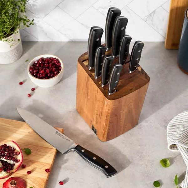 Henckels Fine Edge Forged 10-piece German Steel Knife Block Set - Image 5