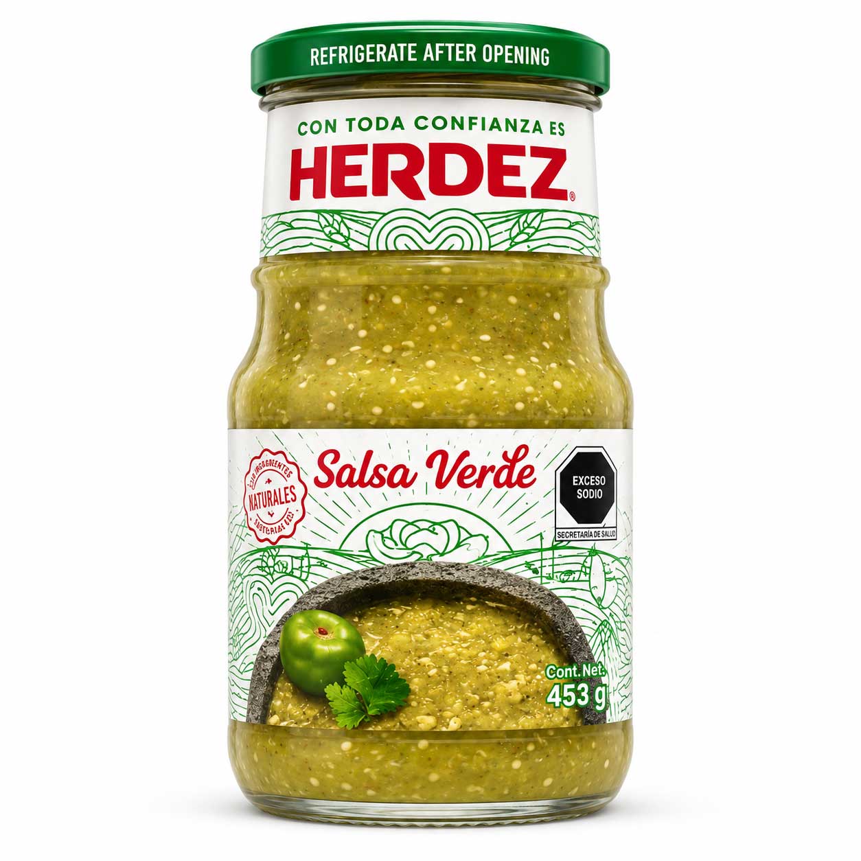 Herdez Salsa Verde Jar (453g)
