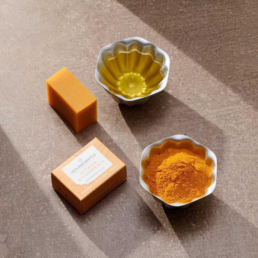 Heyland & Whittle Citrus & Turmeric Palm Free Soap (45g) - Image 3
