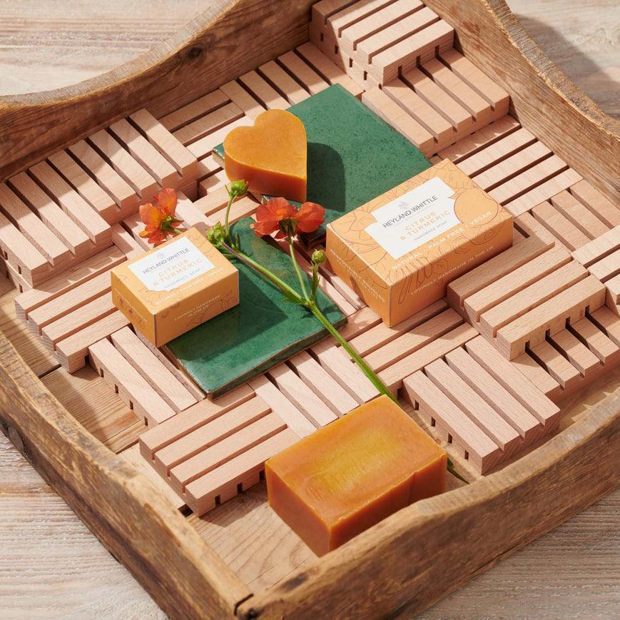 Heyland & Whittle Citrus & Turmeric Palm Free Soap (45g) - Image 4