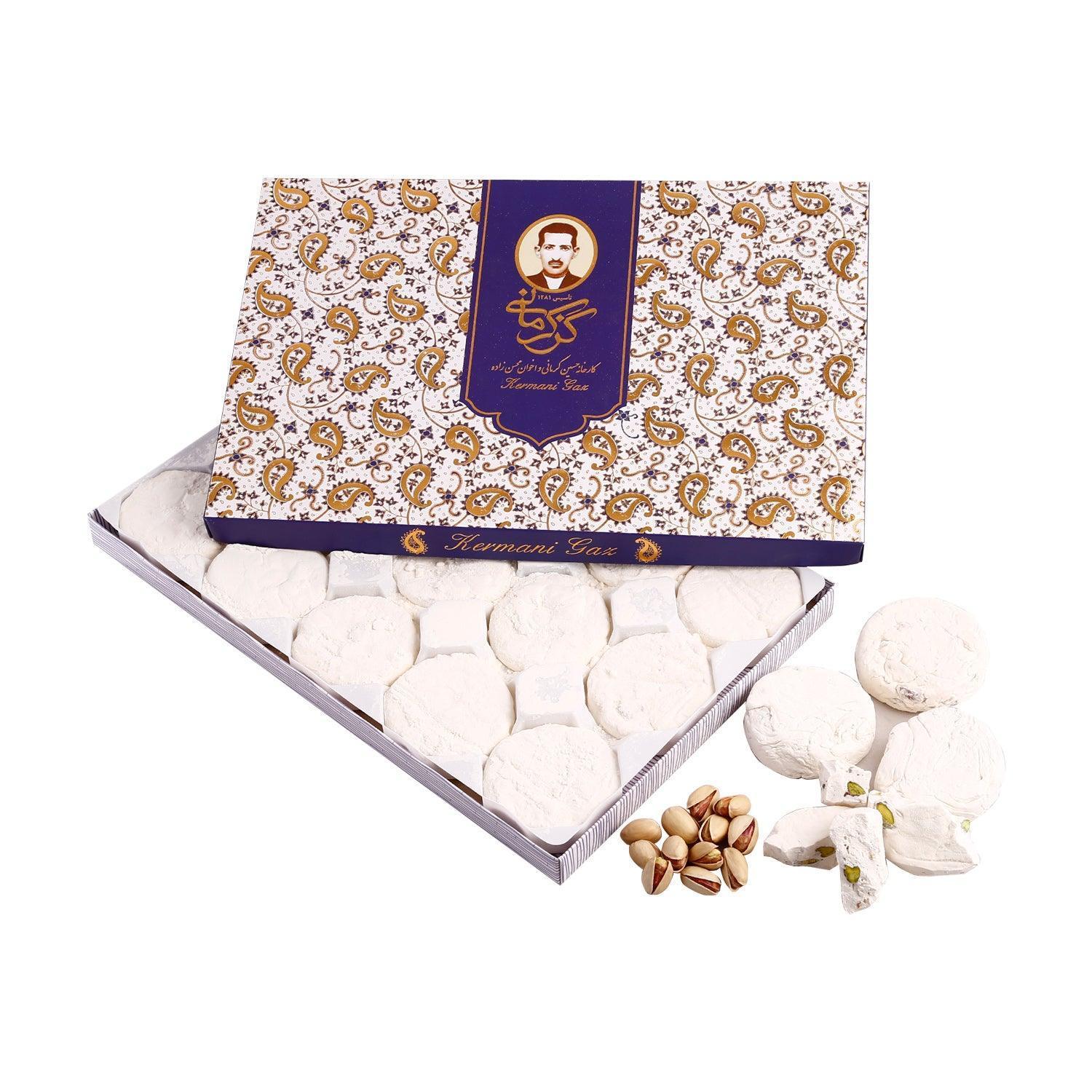 Hossein Kermani And Mosenzade brothers Pistachios, Flour & Almond Nougat (450g) - Image 2