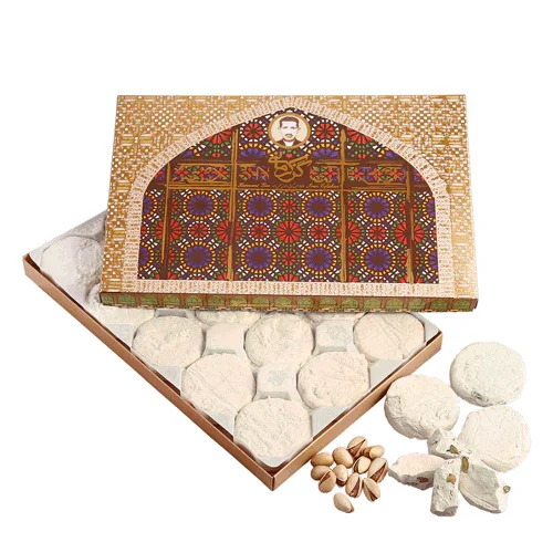 Hossein Kermani And Mosenzade brothers Pistachios Nougat 450g (Gaz Kermani) - Image 3