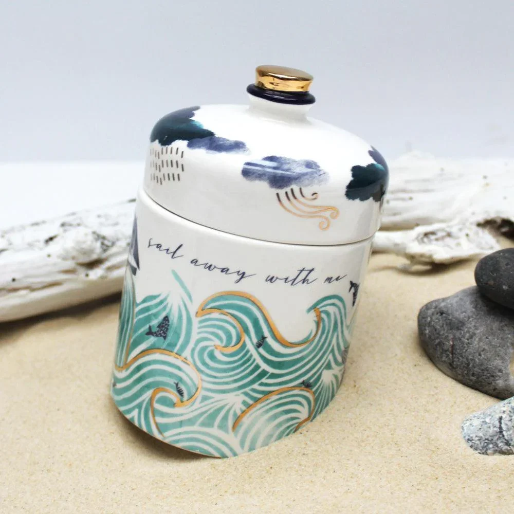 House Of Disaster By The Sea Jar Storm