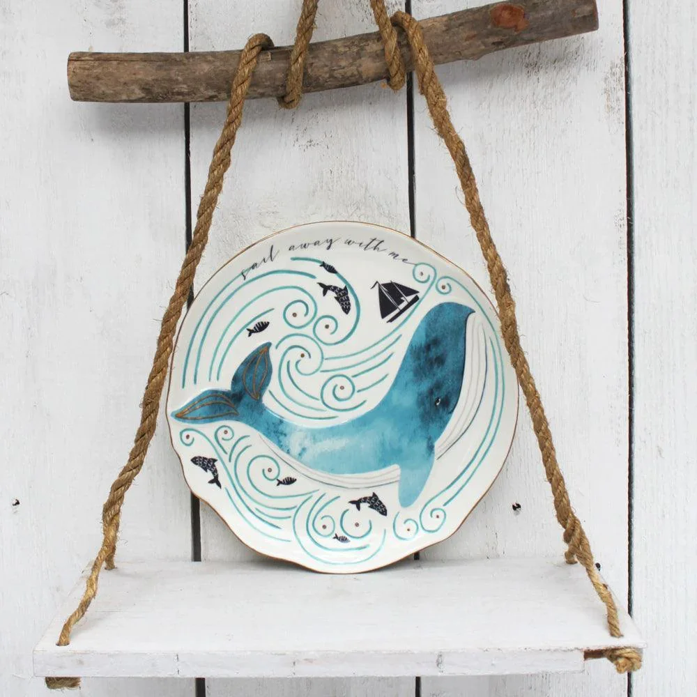 House Of Disaster By The Sea Plate Whale - Image 2
