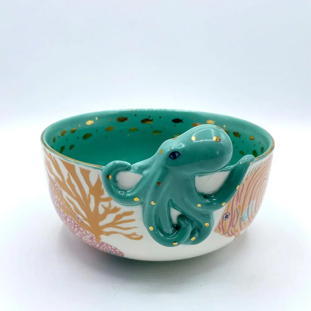 House Of Disaster Coral Octopus Bowl - Image 2