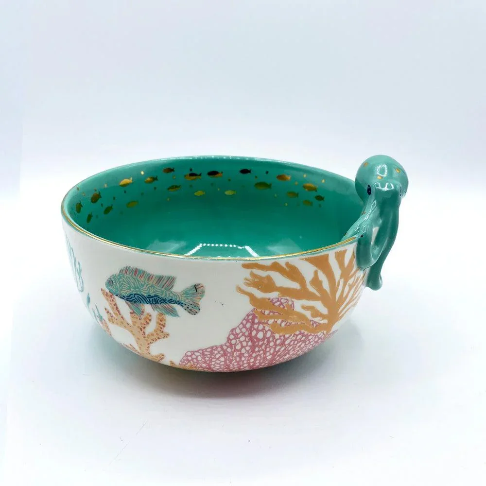 House Of Disaster Coral Octopus Bowl - Image 3