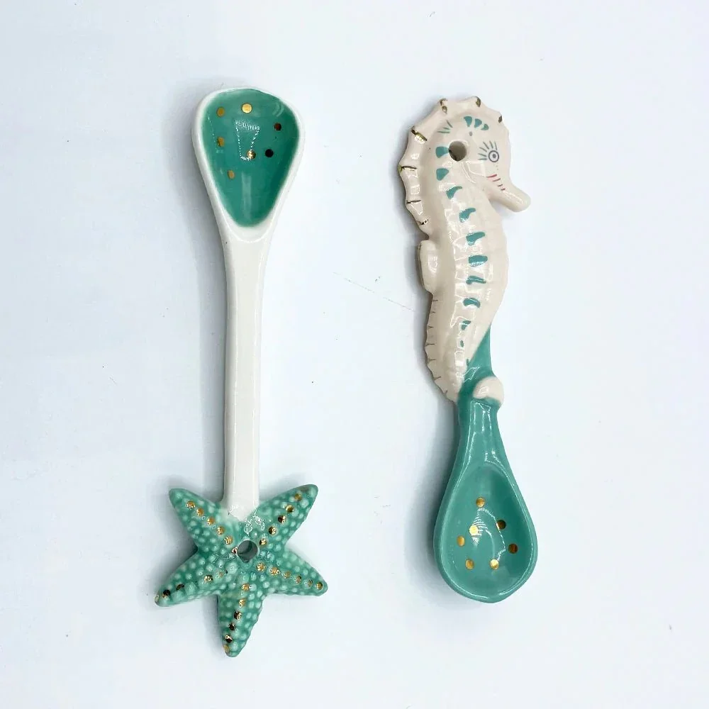 House of Disaster Coral Seahorse and Starfish Spoon Set - Image 4