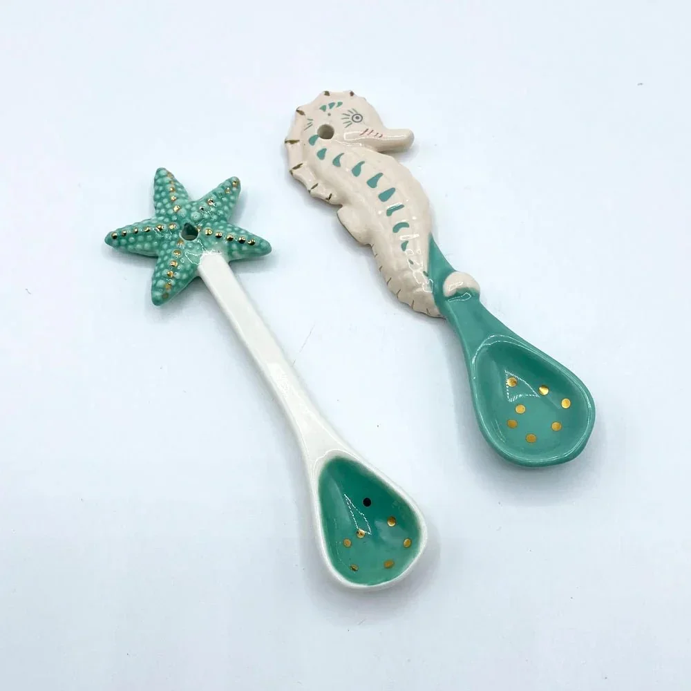 House of Disaster Coral Seahorse and Starfish Spoon Set - Image 5