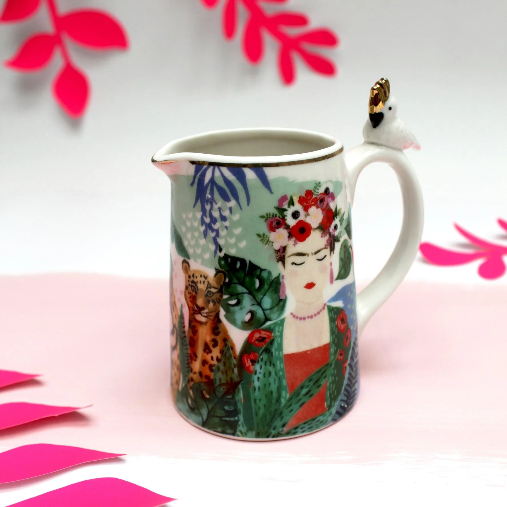 House Of Disaster Frida Kahlo Tropical Jug